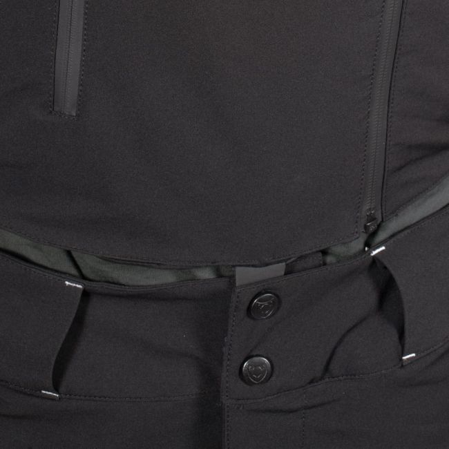 Pantaloni Ciclism cu Bretele TSG Hybrid - Black