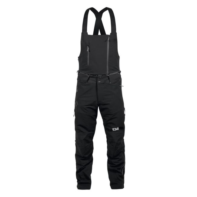 Pantaloni Ciclism cu Bretele TSG Hybrid - Black