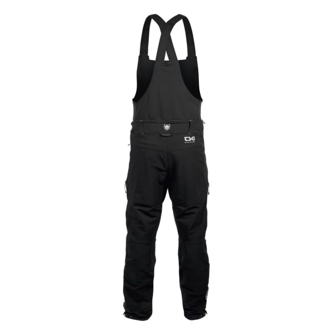 Pantaloni Ciclism cu Bretele TSG Hybrid - Black