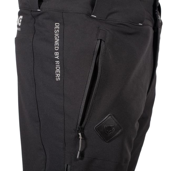 Pantaloni Ciclism cu Bretele TSG Hybrid - Black
