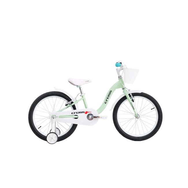Bicicleta copii mtb CROSS Larisa V-Break 20 - Light Green | 6-8 ani