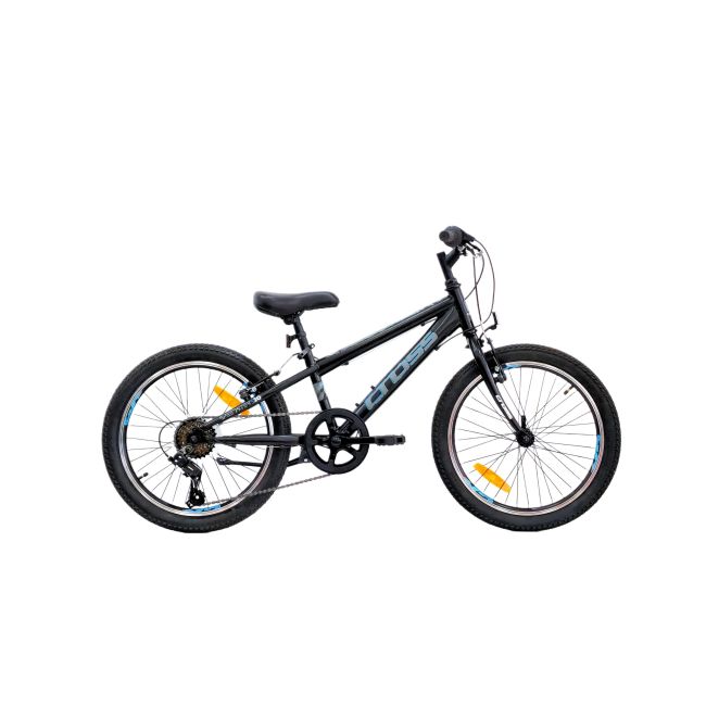 Bicicleta copii mtb CROSS Speedster 20 Steel - Black | 6-8 ani