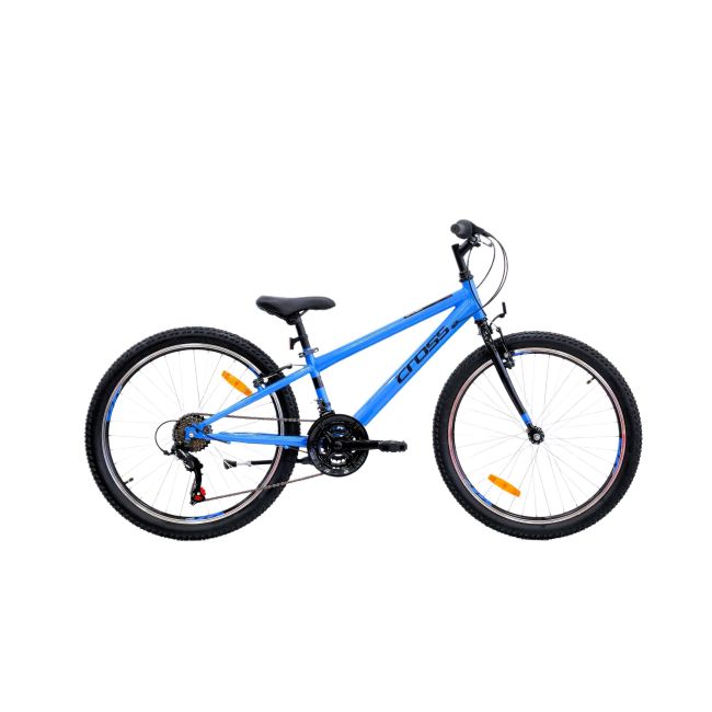 Bicicleta copii mtb CROSS Spider 24 - Blue | 8-10 ani
