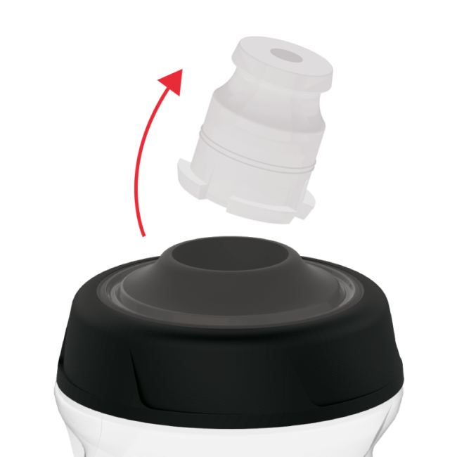 Bidon ZEFAL Sense Pro 650ml - Black (Copper/Grey)