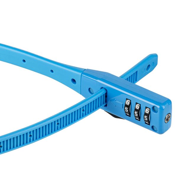 Antifurt Cablu KRYPTONITE Click Lock - 10mm/45cm - Blue