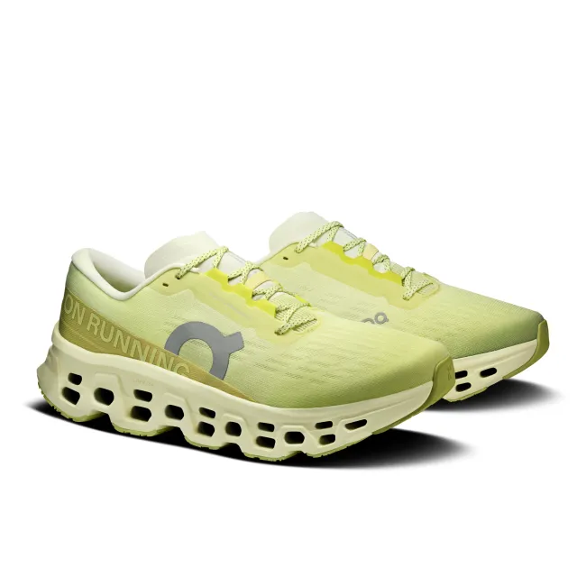 Pantofi alergare On Cloudmonster 3 - amortizare maximă - Limelight | Seedling