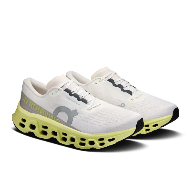 Pantofi alergare On Cloudmonster 3 - amortizare maximă - Ivory | Limelight
