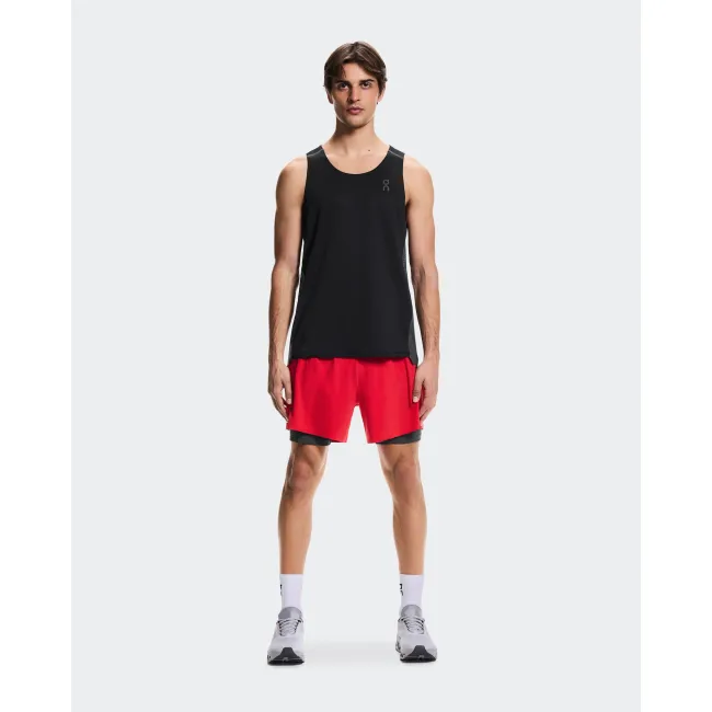 Pantaloni scurți 2in1 On 5" Performance | alergare bărbați - Robin | Eclipse