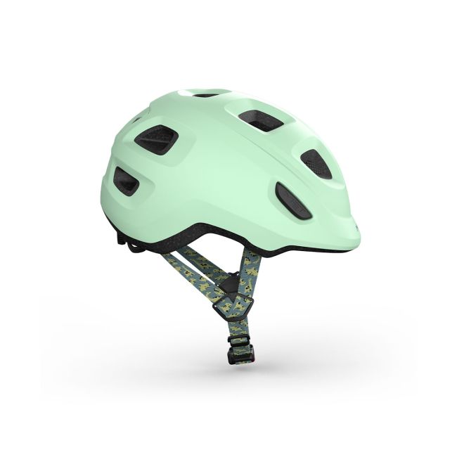 Casca ciclism copii MET Hooray - verde pudrat mat