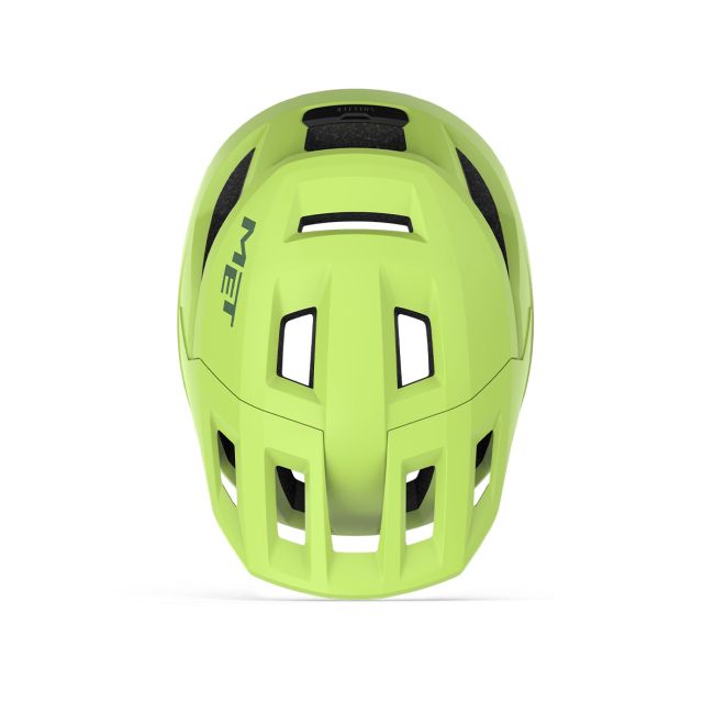 Casca ciclism MET Shelter Mips - ultra lime mat