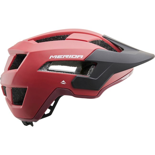 Cască Merida Northshore 54-58cm mat roșu/lucios bordo - 15 fante