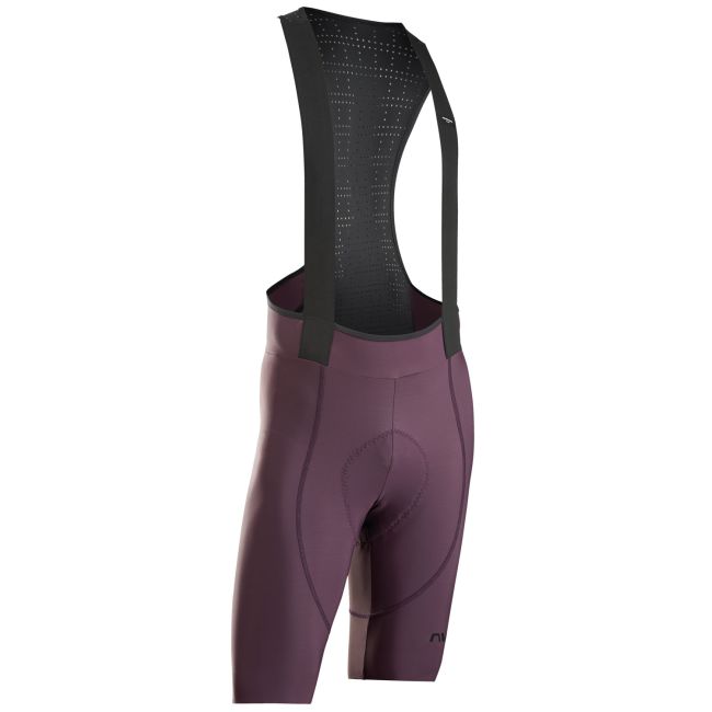 Pantaloni Northwave Fast Scurt XXL Cu Bretele, Bordeiu
