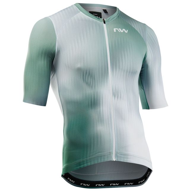 Tricou Northwave Blade scurt L alb/bej
