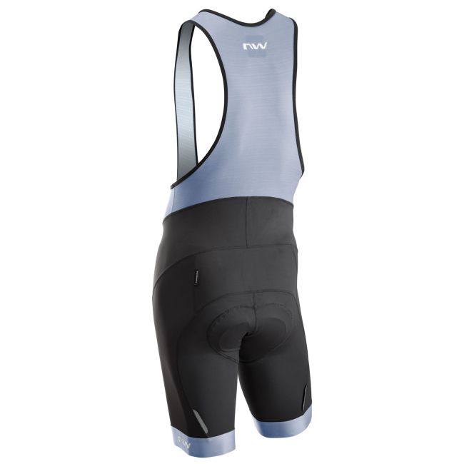 Pantaloni Northwave Active Evo scurt 3XL bretele, negru/gri