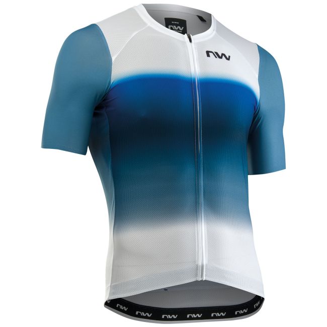 Tricou Northwave Blade Air scurt XXL alb/albastru