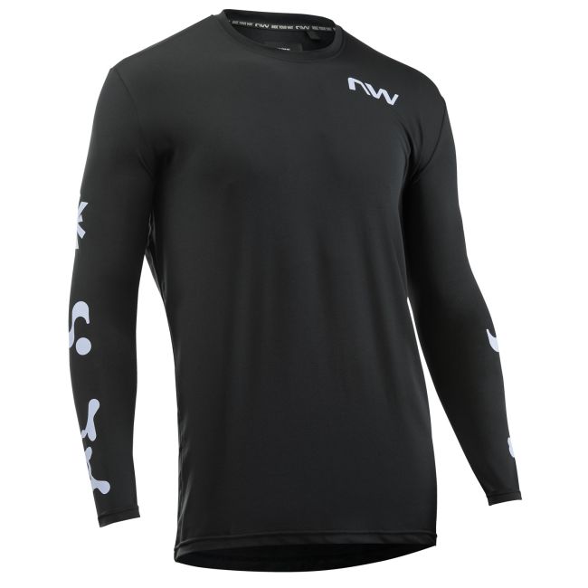 Tricou ciclism Northwave Xtrail 2 lung 3XL negru/gri