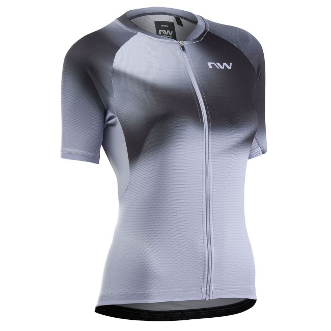 Tricou ciclism Northwave Force Evo Woman damă scurt XS grigheață