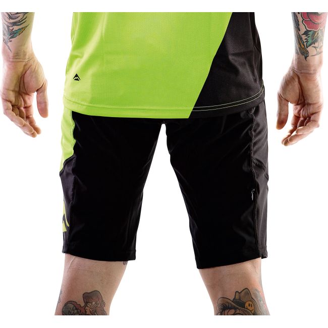 Pantaloni Merida Freeride scurt XS baggy fără bazon verde/negru - 5371TRGRGR
