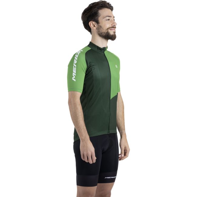 Tricou ciclism Merida Razor 255 scurt XL verde fermoar lung