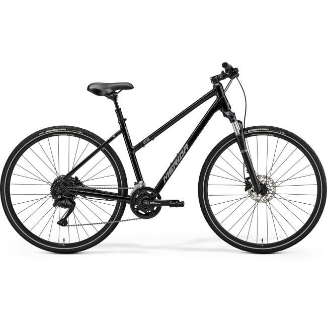 Merida Crossway 100 Iii2 Damă Lucios Negru (Argintiu)