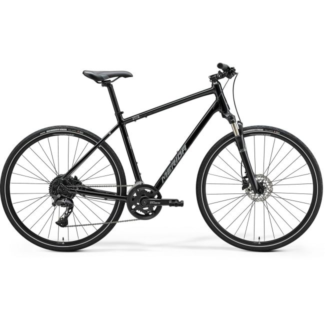 Merida Crossway 300 Iii2 XL Lucios Negru (Argintiu)