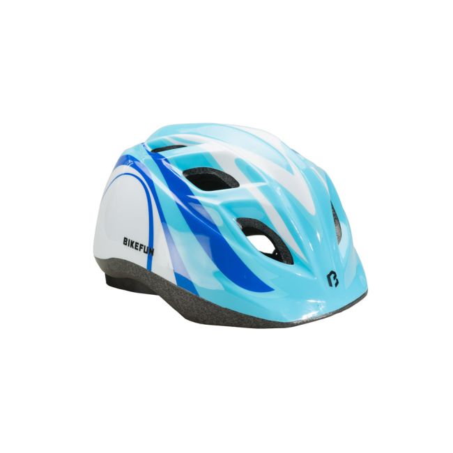 Cască Bikefun Junior albastru/alb - Hb8-Blw