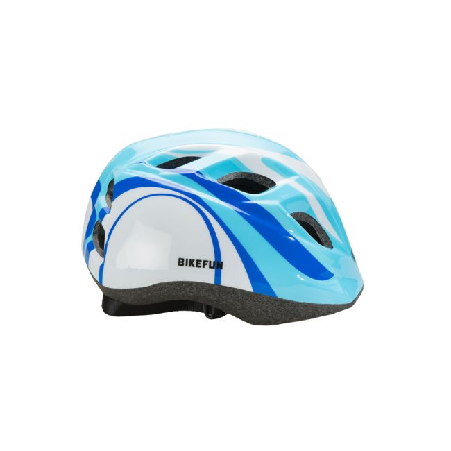 Cască Bikefun Junior albastru/alb - Hb8-Blw