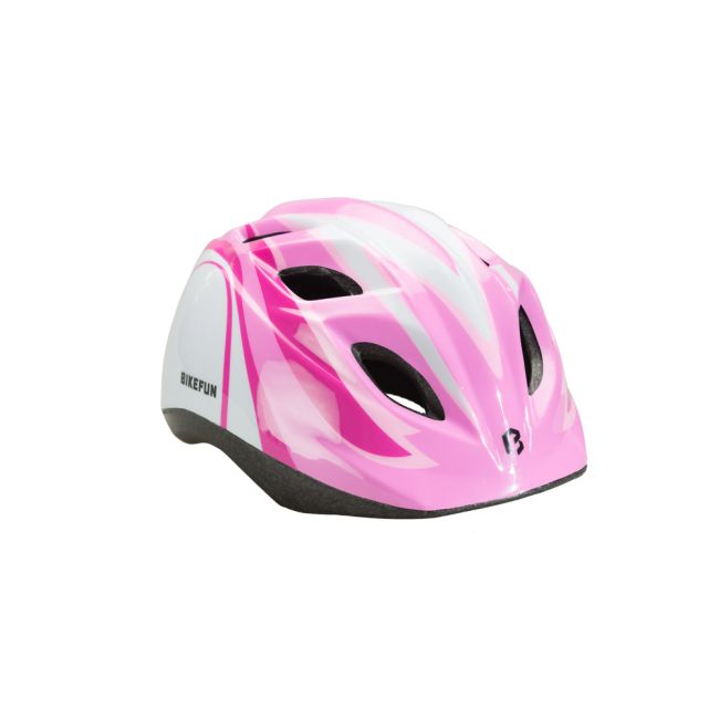 Cască Bikefun Junior roz/alb - Hb8-Pw