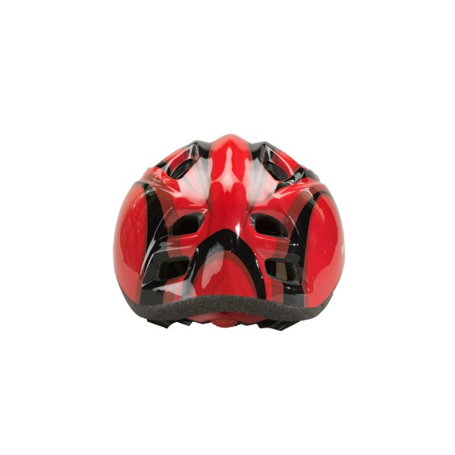 Cască Bikefun Junior S roșu/alb 48-52 cm