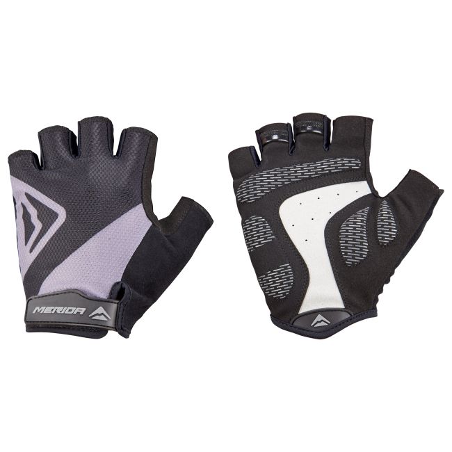 Mănuși Merida Classic Gel scurt negru-gri - 0370