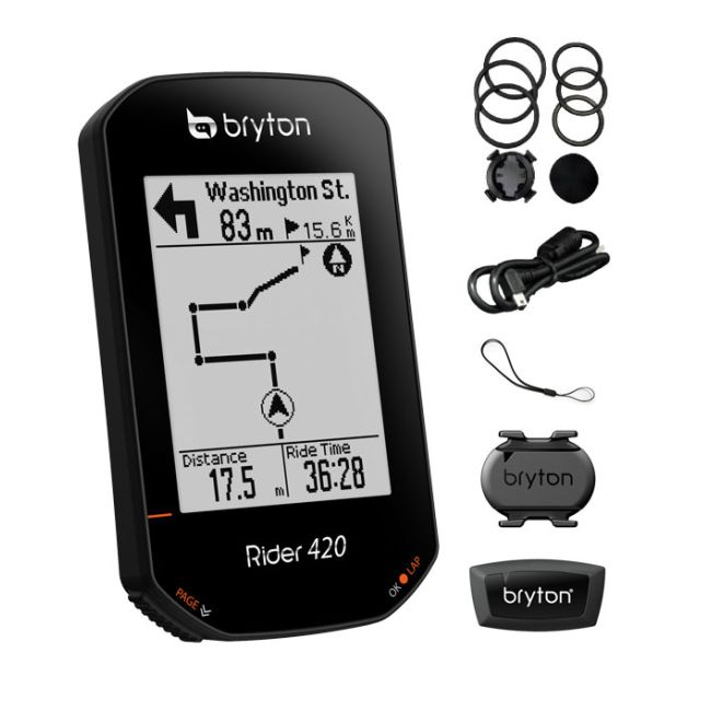 Computer Bryton Rider 420T Gps set (Cad+Hrm)