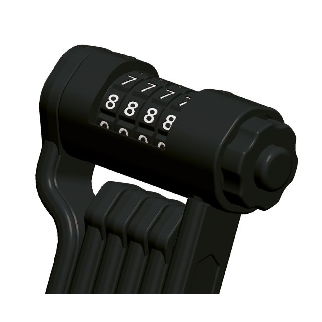 Lacăt Bikefun Barricade Code4 negru L9001A