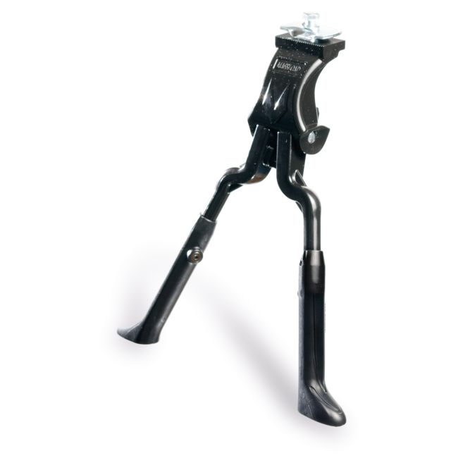 Picior sprijin Bikefun dublu cu montare la mijloc negru Cl-Ka54-Blk