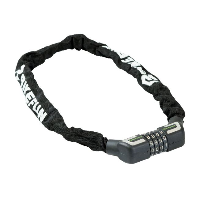 Lacăt Bikefun Citychain Code4 cu lanț 6x860 mm cifru