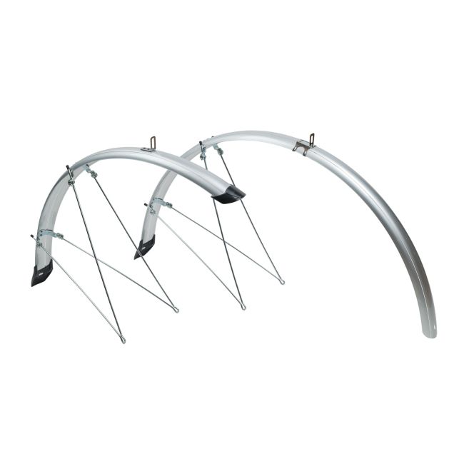 Apărători noroi Bikefun Trekking aluplastic argintiu 46 mm 700C - Bfu010