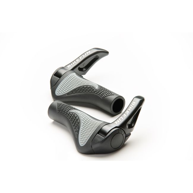 Mânere Bikefun Ergo 2TONE Lock On coarne integrate 130mm - Gp-3