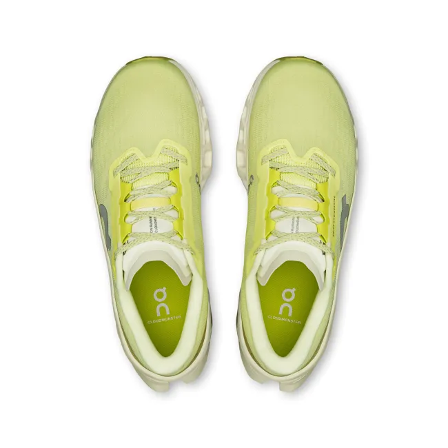 Pantofi alergare On Cloudmonster 3 W - amortizare maximă sosea - Limelight | Seedling