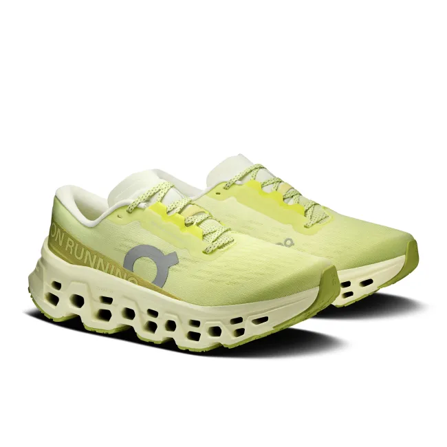 Pantofi alergare On Cloudmonster 3 W - amortizare maximă sosea - Limelight | Seedling