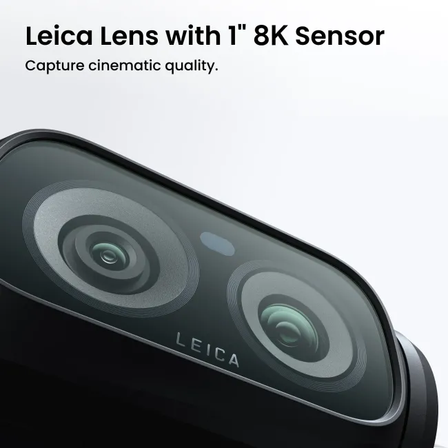 Camera de actiune Insta360 Luna Ultra, Standard Bundle, Cosmic Black