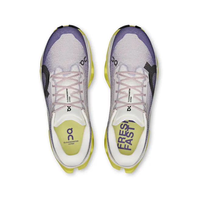 Pantofi alergare On Cloudmonster 3 Hyper - Lily | Limelight