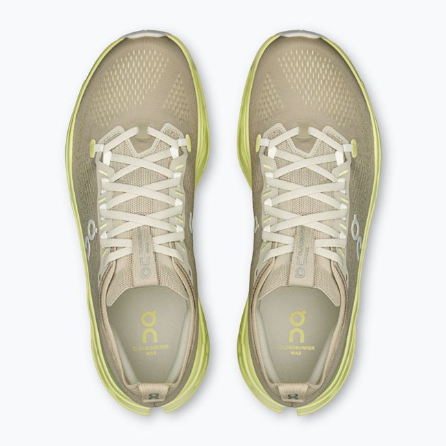 On - pantofi alergare - Cloudsurfer Max - Ivory | Honeydew - Pelican | Limelight