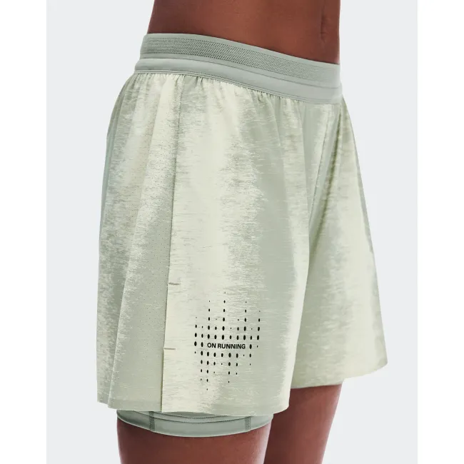 Pantaloni scurți On Performance Shorts Terra W - Seedling | Tin | alergare