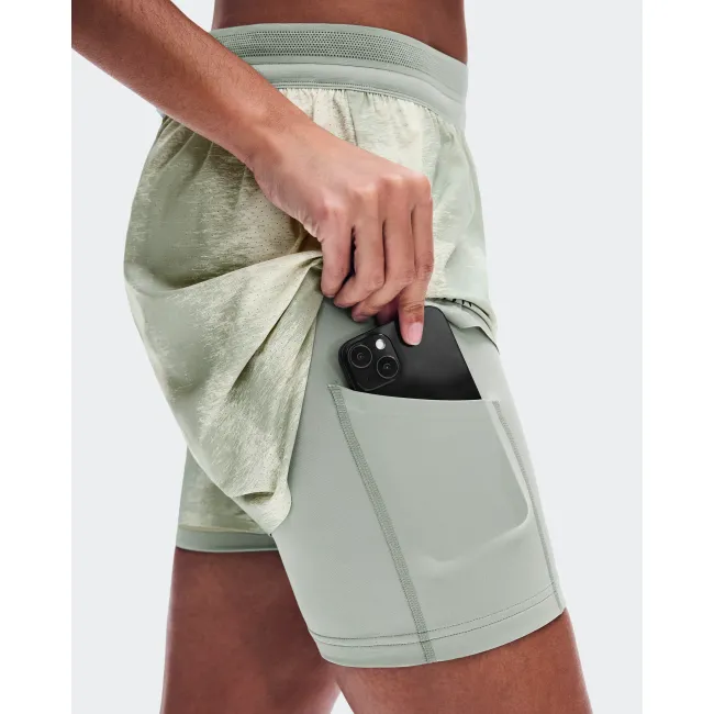 Pantaloni scurți On Performance Shorts Terra W - Seedling | Tin | alergare