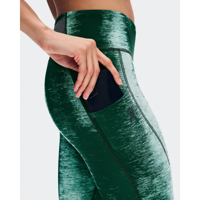 Colanți alergare On Performance Tights Terra W - verde Cove | Kaitoke