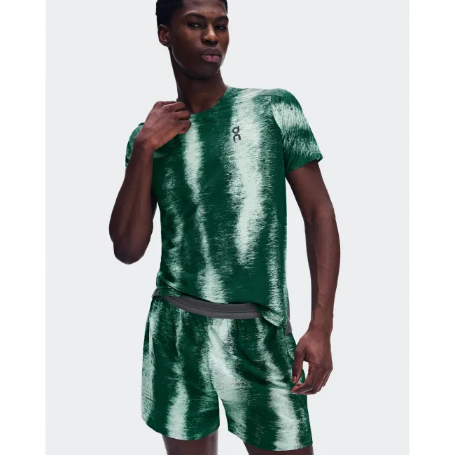 Tricou tehnic On Performance-T Terra - verde Cove | Kaitoke | alergare