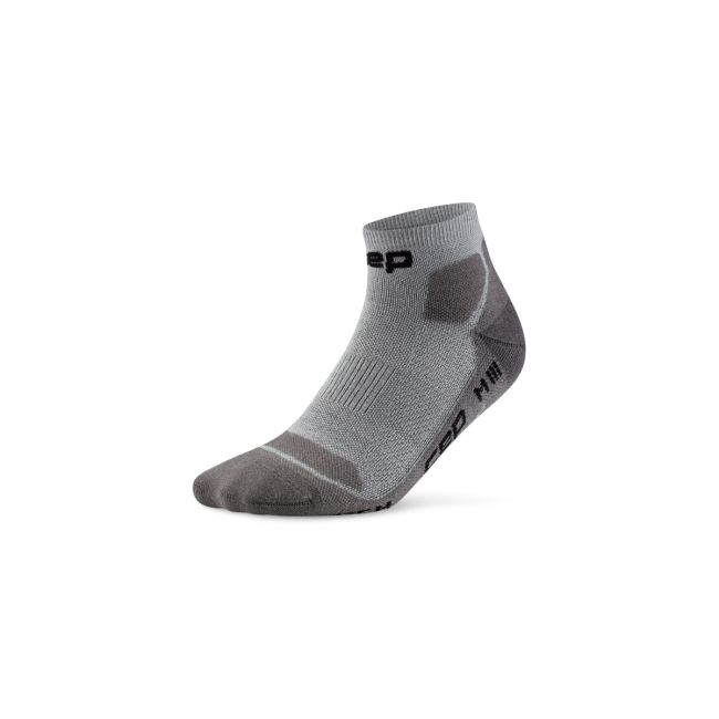 Șosete compresie low cut CEP Hiking Light Cushion - gri | drumeții