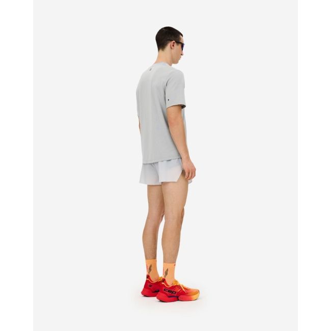 Tricou alergare CEP Core Run Short Sleeve - gri deschis | respirabil
