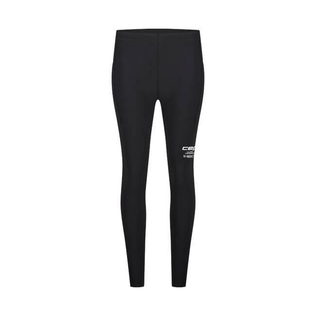 Colanți compresie CEP Core Run Compression W | vizibilitate sporită - black