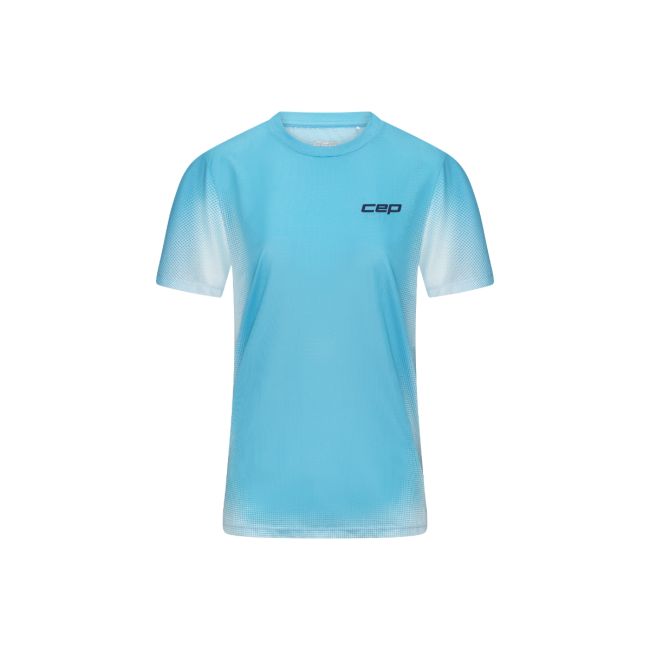 Tricou alergare CEP Core Run W - albastru deschis | respirabil