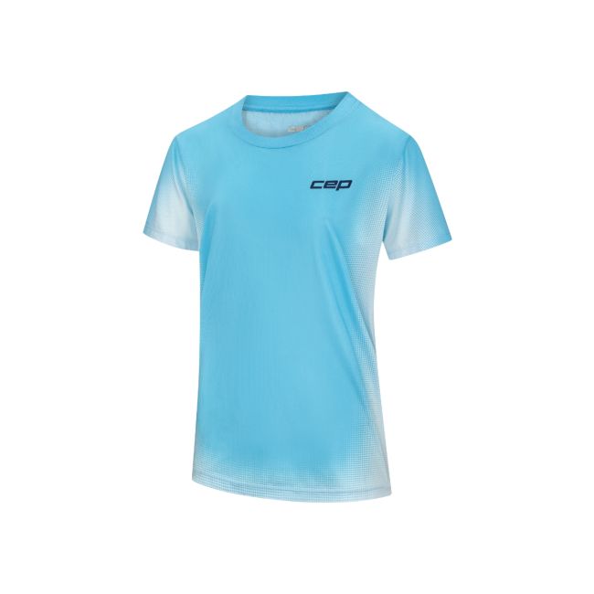 Tricou alergare CEP Core Run W - albastru deschis | respirabil
